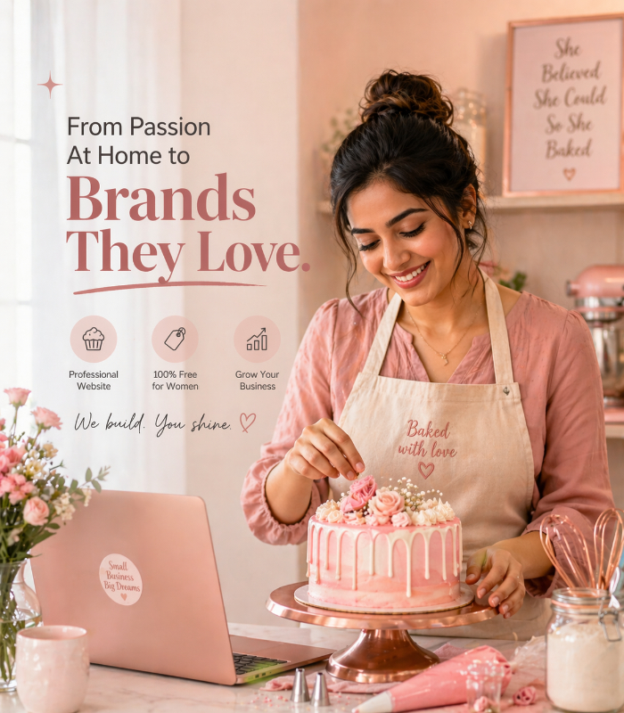 Home bakery business owner