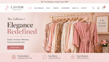 Boutique Fashion Website